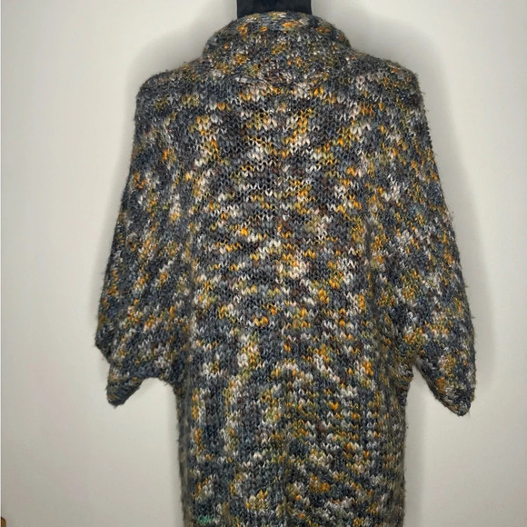 VTG Chunky Wool Jillian Nicole Knit One Button Cardigan Sweater - Picture 11 of 15